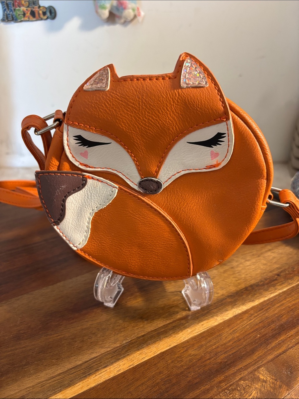 Orange Fox Kids Crossbody Bag by
